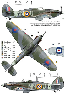 Декаль 1/72 310th Squadron RAF, Part I / Hawker Hurricane Mk.I (AML)