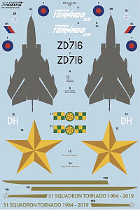 Декаль 1/32  RAF Panavia Tornado GR.4 (3) (Xtradecal)