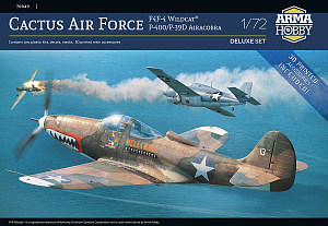 Сборная модель 1/72 F4F-4 Wildcat and bell P-400/P-39D Airacobra (Arma Hobby)
