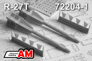 Дополнения из смолы 1/72 Р-27T Авиационная управляемая ракета «Воздух-воздух» (Advanced Modeling)/ МиГ-29, Су-27, Су-33, Су-34, Су-35