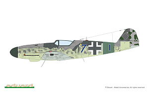 Сборная модель 1/72 KURFÜRST Bf-109K-4 - Dual Combo - Limited Edition (Eduard kits)