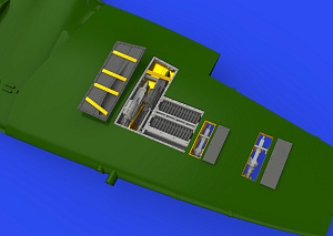 Дополнения из смолы 1/48 Пулемётные отсеки  Supermarine Spitfire Mk.Vc  (для модели Eduard)