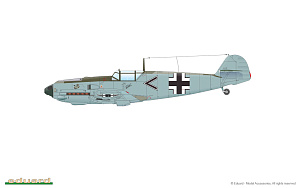 Сборная модель 1/48 ADLERANGRIFF (DOUBLE kit) Messerschmitt Bf-109E (Eduard kits)