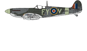 Сборная модель 1/24 Supermarine Spitfire Mk.IXc - Flying Dray (Airfix)