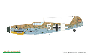 Сборная модель 1/72 Limited Edition AFRIKA - Messerschmitt Bf 109 (Dual Combo) (Eduard kits)