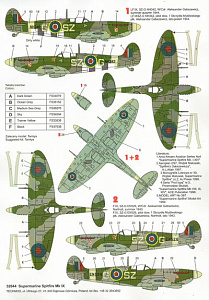 Декаль 1/32 Supermarine Spitfire Mk.IX (Techmod)