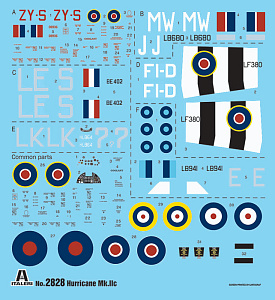 Сборная модель 1/48 Hawker Hurricane MK.IIC (Italeri)