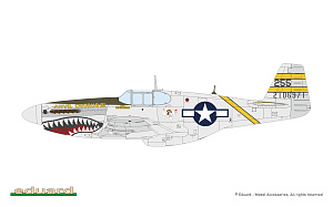 Сборная модель 1/48 North-American P-51B/C Mustang Weekend edition (Eduard kits)