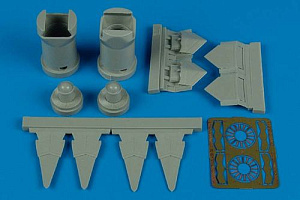 Дополнения из смолы 1/72 Выхлопные сопла Lockheed-Martin F-22A Raptor (Revell)