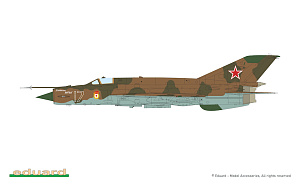 Сборная модель 1/72 МиГ-21бис (DUAL COMBO) (Limited edition kit) (Eduard kits)