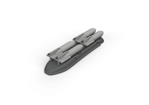Дополнения из смолы 1/72 Avia S-199 4xETC 50 rack with bombs (для модели Eduard)