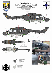 Декаль 1/72 Westland Lynx in Worldwide Service Part 1 (AGM)