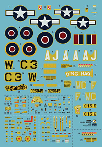 Сборная модель 1/72 North-America P-51B/P-51C Mustang (Arma Hobby)