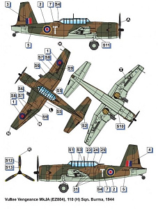 Сборная модель 1/72 Vultee Vengeance Mk.I/Mk.Ia (Dora Wings)