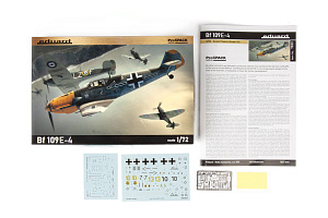 Сборная модель 1/72 Messerschmitt Bf-109E-4 ProfiPACK edition (Eduard kits)