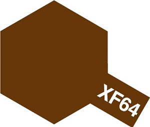 Краска акриловая Acrylic Mini XF-64 Red Brown (Tamiya) (10ml)