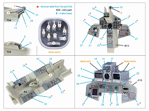 3D Декаль интерьера кабины Tornado IDS Italian (Revell) (малая версия) (с 3D-печатными деталями)