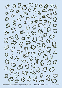 Декаль 1/48 Italian smoke rings camouflage