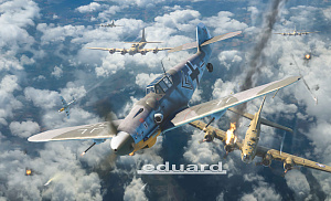 Сборная модель 1/72 Messerschmitt Bf-109G-6 The Weekend edition (Eduard kits)