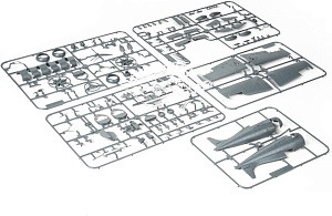 Сборная модель 1/48 Grumman F4F-3 Wildcat he Weekend edition (Eduard kits)