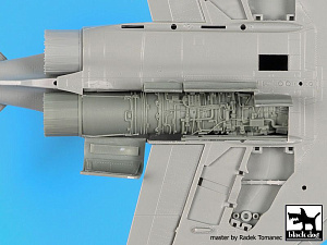 Дополнения из смолы 1/72 McDonnell F-4J Phantom engines and spine detail (Academy kits)