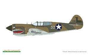 Сборная модель 1/48 PACIFIC STAR Curtiss P-40E Warhawk DUAL COMBO (Eduard kits)