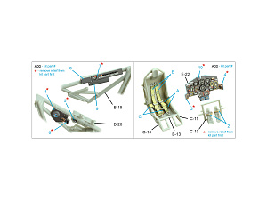 3D Декаль интерьера для Horten Ho 229 (Zoukei Mura SWS)