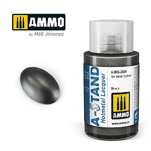 Лак (горячий металл) A-STAND Hot Metal Carbon (Ammo Mig) (30ml)