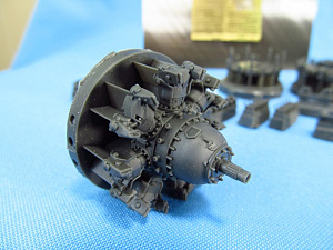 Дополнения из смолы 1/32 Pratt & Whitney R-1830 набор для детализации двигателя (Hobby Boss)