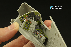 3D Декаль интерьера кабины F6F-3 Hellcat (Trumpeter)