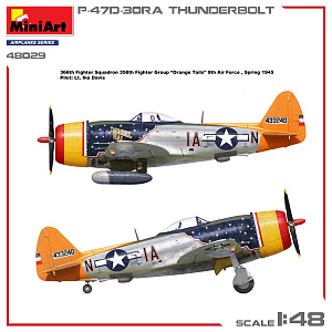 Сборная модель 1/48 P-47D-30RA Thunderbolt (ADVANCED KIT) (MiniArt)