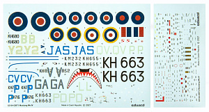 Сборная модель 1/48 North-American Mustang Mk.IV Profipack edition (Eduard kits)