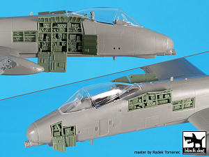 Дополнения из смолы 1/72 Fairchild A-10A Thunderbolt II электроника (для модели Academy kits)