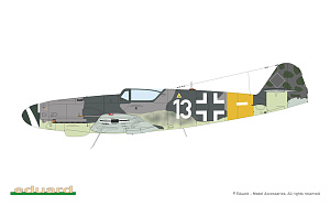 Сборная модель 1/72 KURFÜRST Bf-109K-4 - Dual Combo - Limited Edition (Eduard kits)