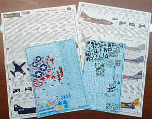 Декаль 1/48 Grumman F9F Panther (Begemot)