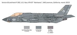 Сборная модель 1/72 Lockheed-Martin F-35C Lightning II (Italeri)