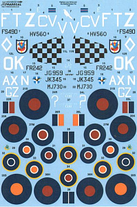 Декаль 1/48 Fighters over North Africa and the Mediterranean Pt.2 (6) (Xtradecal)