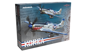 Сборная модель 1/48 North-American F-51D and RF-51D Mustang KOREA DUAL COMBO (Eduard kits)