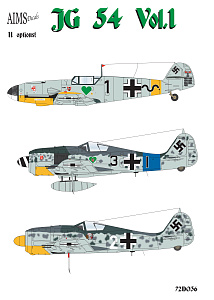 Декаль 1/72 JG 54 Vol.1 (Aims)