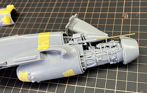 Сборная модель (смола) 1/32 Реактивный истребитель Як-15 (расширенный) (KepModels)