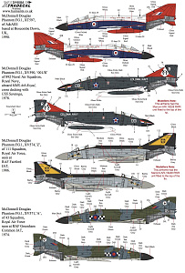 Декаль 1/48 McDonnell-Douglas F-4K Phantom FG.1 (4) (Xtradecal)