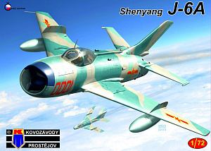 Сборная модель 1/72 Shenyang J-6A 'Chinese Fighter' new mould in 2023 (Kovozavody Prostejov)