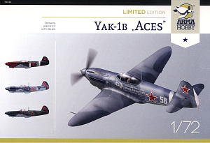 Сборная модель 1/72 Яковлев Як-1б Aces Limited Edition (Arma Hobby)