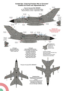 Декаль 1/72 Operation Enduring Freedom 'Coalition Air Power over Afghanistan Part 1 (AGM)