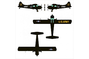 Сборная модель 1/48 de Havilland Canada L-20A/U-6A Beaver (Dora Wings)