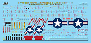 Декаль 1/32 VA-75 SUNDAY PUNCHERS (1) USN Grumman A-6A/A-6E (AOA Decals)