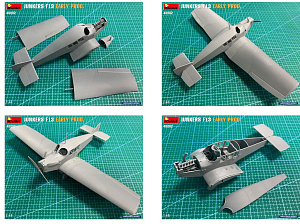 Сборная модель 1/48 Junkers F13 Early Production (3x camo) (MiniArt)