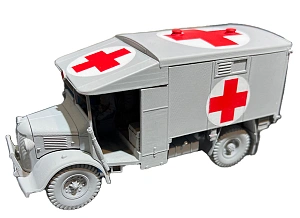 Сборная модель 1/48 Автомобиль скорой помощи British 2t 4x2 Ambulance (Tamiya)