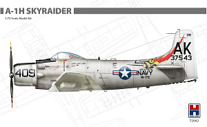 Сборная модель 1/72 Douglas A-1H Skyraider ex- Hasegawa + CARTOGRAF decals+ MASK (Hobby 2000)