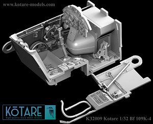 Сборная модель 1/32 Messerschmitt Bf-109K-4 (Kotare)